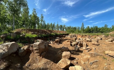 Dolerit Yatağı, İrkutsk Bölgesi'nde, Rusya