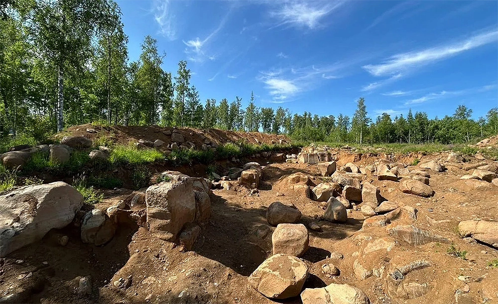 Dolerit Yatağı, İrkutsk Bölgesi'nde, Rusya