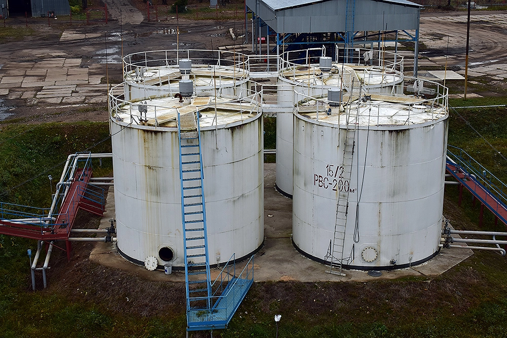 Нефтебаза в Московской области, Россия
