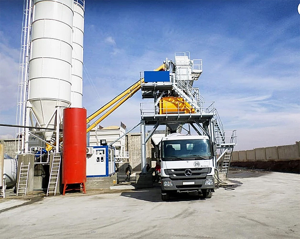 Concrete plant in Arkhangelsk region, Russia